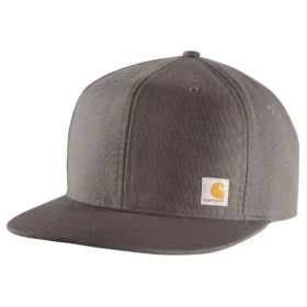 Gorra de béisbol de tela de algodón Firm Duck con visera plana