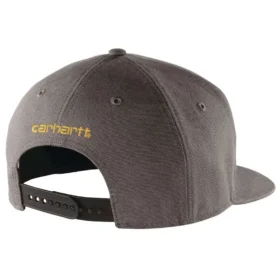 Gorra de béisbol de tela de algodón Firm Duck con visera plana