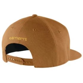 Gorra de béisbol de tela de algodón Firm Duck con visera plana