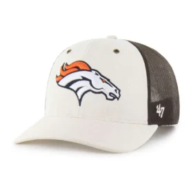 Gorra Trucker sin teñir '47 de los Denver Broncos, corte holgado