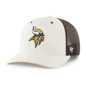 Gorra Trucker sin teñir '47 de los Minnesota Vikings, corte holgado