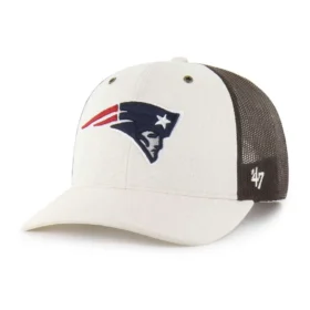 Gorra Trucker sin teñir '47 de los Patriots de Nueva Inglaterra, corte holgado
