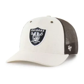 Gorra Trucker sin teñir '47 de los Raiders de Las Vegas, corte holgado