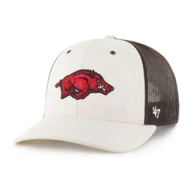 Gorra Trucker sin teñir de los Arkansas Razorbacks '47