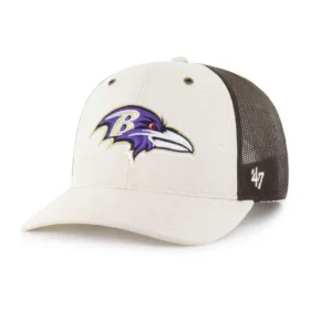 Gorra Trucker sin teñir de los Baltimore Ravens '47, corte holgado