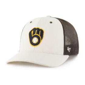 Gorra trucker sin teñir de los Cerveceros de Milwaukee '47