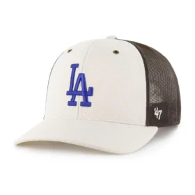 Gorra trucker sin teñir de los Dodgers de Los Ángeles '47