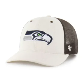 Gorra Trucker sin teñir de los Seattle Seahawks '47, corte relajado