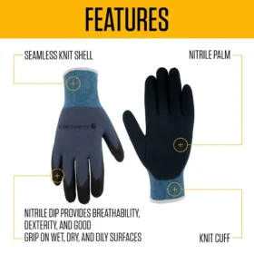 Guantes de nitrilo multiuso con agarre