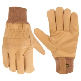 Guantes de trabajo con puño de tejido de punto tipo «Gunn Cut» y aislamiento